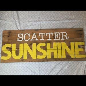 Wooden pallet sign